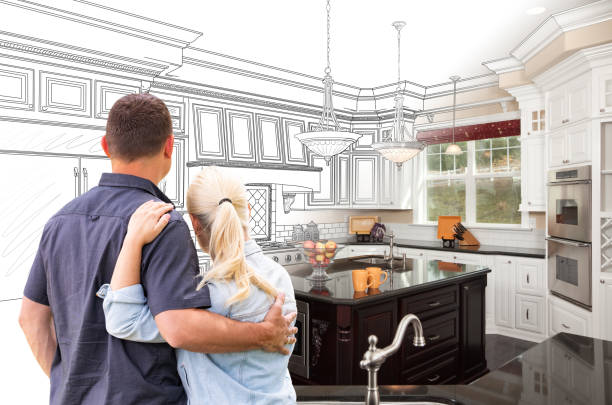 Professional Cabinet Installation technician working in Milford, PA